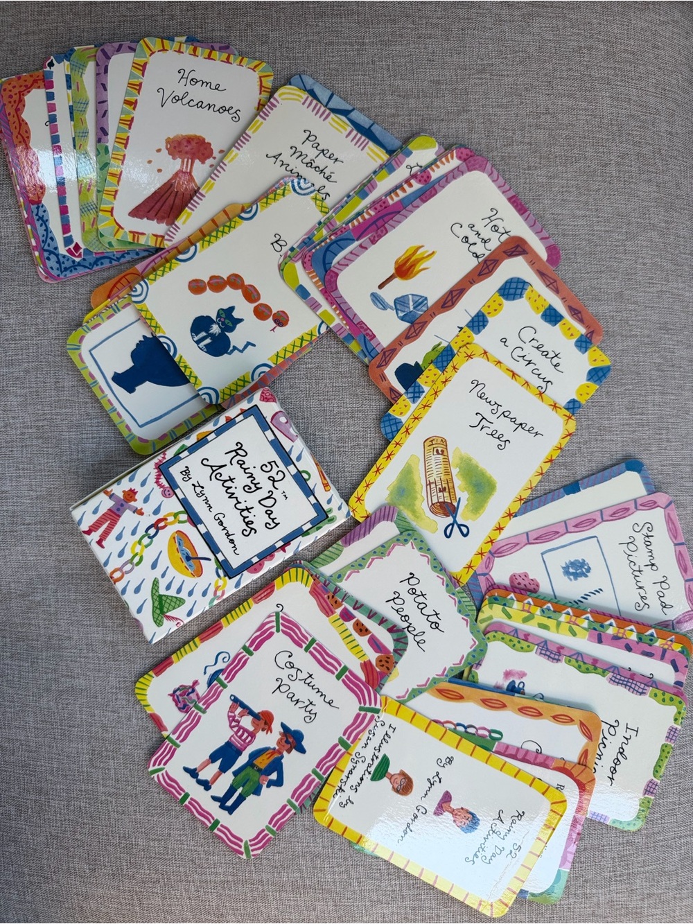 STEM & Educational Rainy Day Activities Card Deck Analog Play Ideas